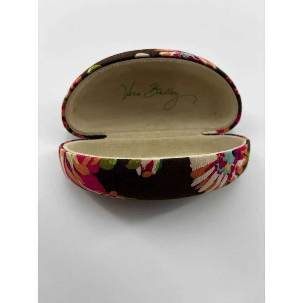 Vera Bradley English Rose Hard Clamshell Sunglasses Eyeglasses Case Retired - Picture 4 of 5